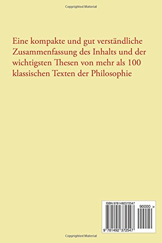 Hauptwerke der Philosophie - Von der Antike bis ins 20. Jahrhundert - 