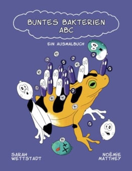 Buntes Bakterien ABC: Ein Mikrobiologie Ausmalbuch für Kinder und Erwachsene (Coloured bacteria from A to Z) - 1